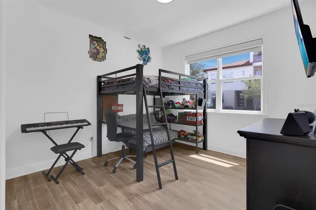 a view of a hallway with staircase