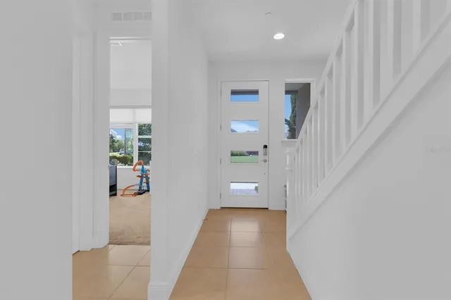 a backyard of a house