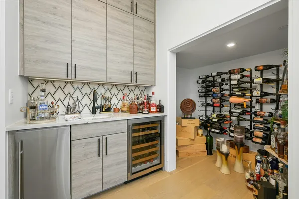 a room with storage and utility