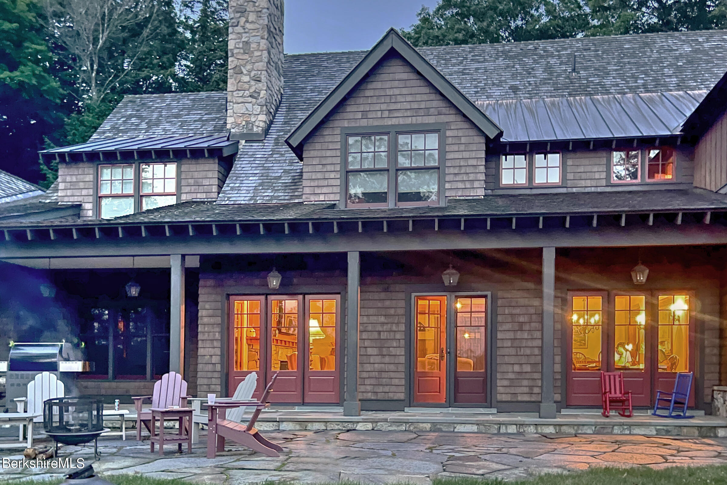 707 Stratford Road New Marlborough, MA 01259 - Photo 17 of 72 a view of a house with large windows