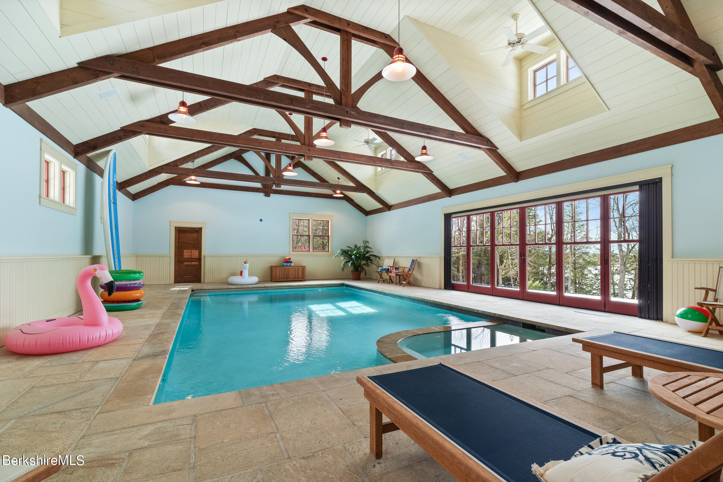 707 Stratford Road New Marlborough, MA 01259 - Photo 36 of 72 Radiant heat, auto cover, folding doors