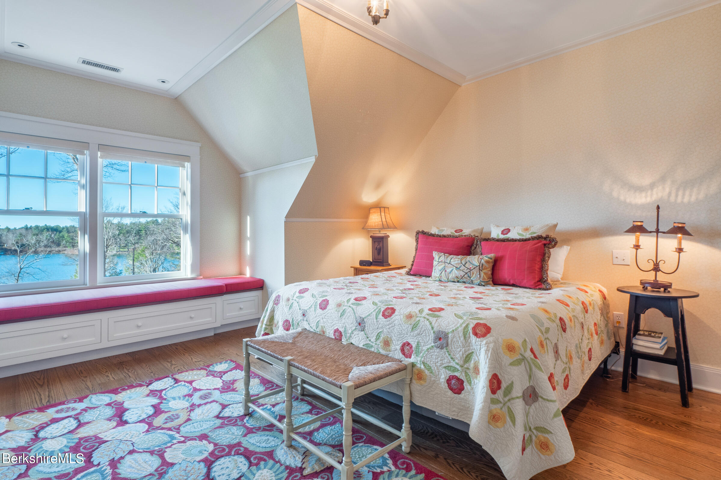 707 Stratford Road New Marlborough, MA 01259 - Photo 53 of 72 a bedroom with a bed and a window