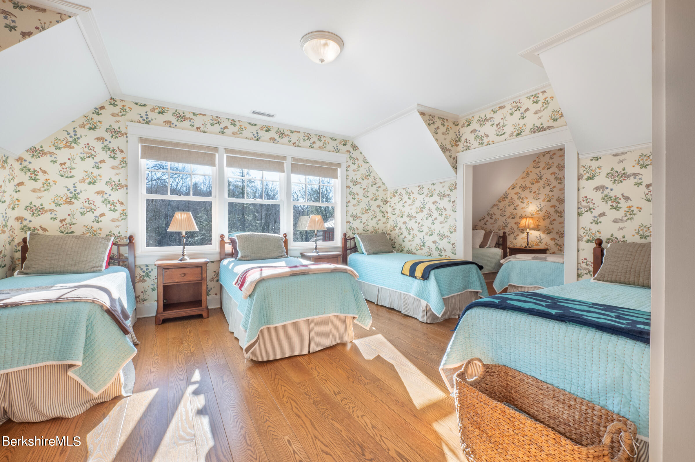 707 Stratford Road New Marlborough, MA 01259 - Photo 55 of 72 a bedroom with furniture and a large window