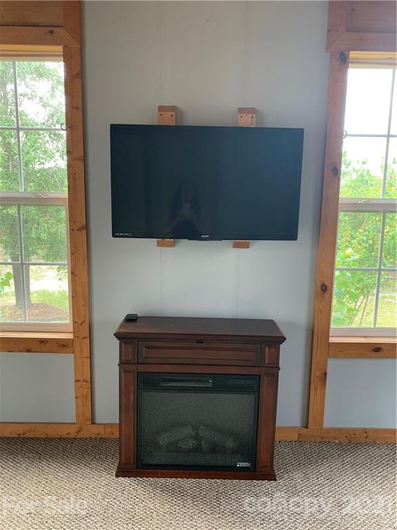 1787 St John Church Road Patrick, SC 29584 - Photo 32 of 48 a living room with a fireplace and a flat screen tv