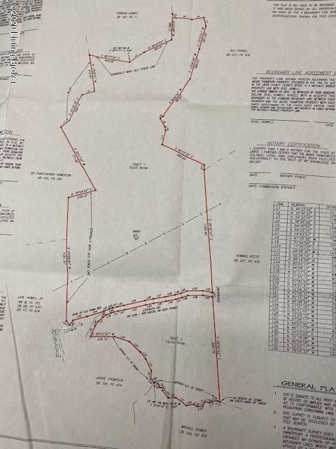 86.35-ac Corinth Road Buffalo, KY 42716 - Photo 3 of 14 Survey:Corinth Rd