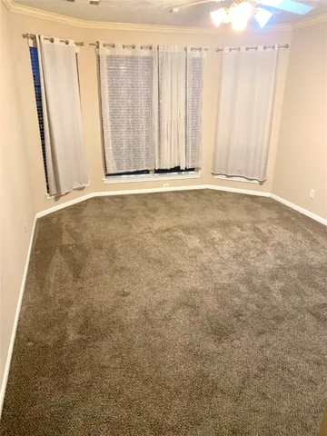 a view of a garage with window