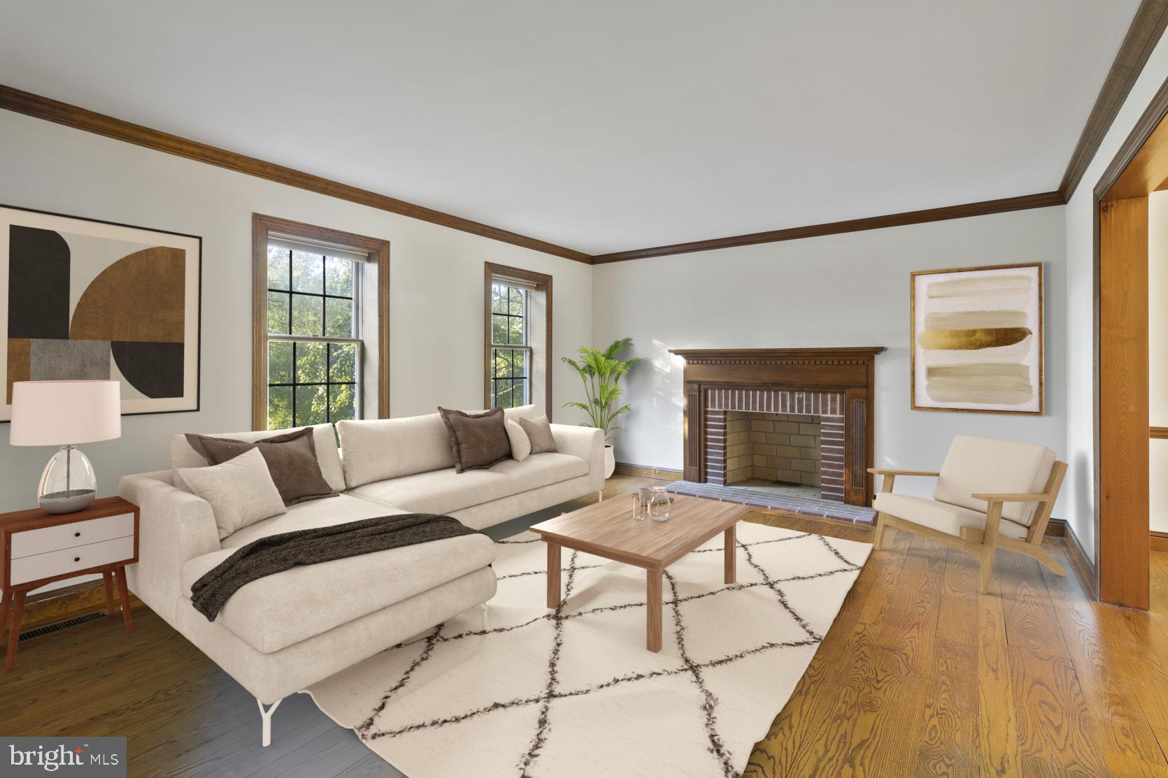 500 Darlington Road Media, PA 19063 - Photo 24 of 50 Virtually Staged Living Room
