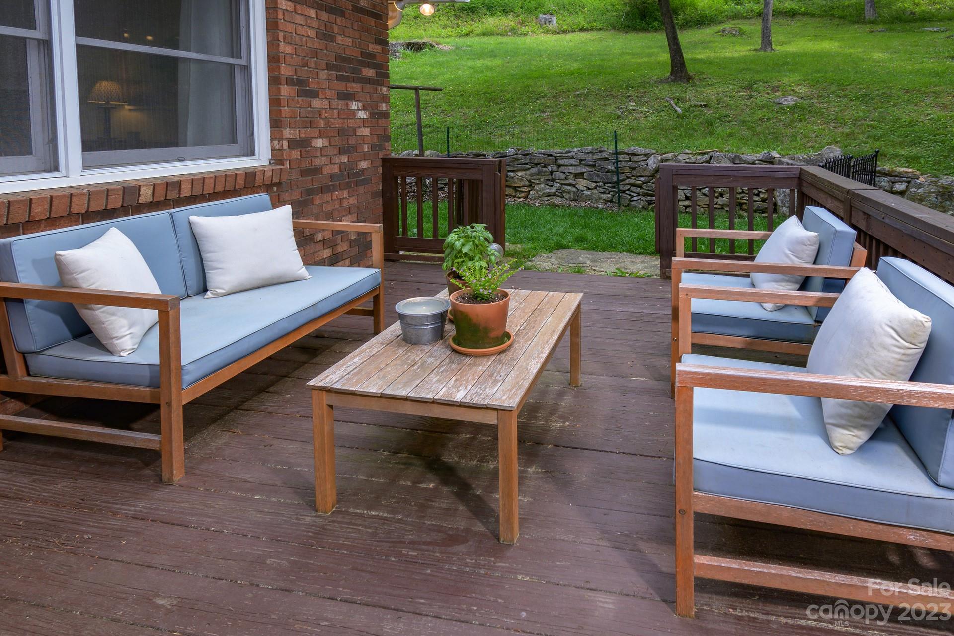 298 Camp Rock Road, Unit 14 Boone, NC 28607 - Photo 25 of 45 a view of a backyard with sitting area