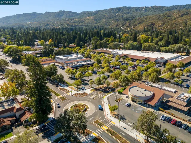 a view of a lake with a mountain