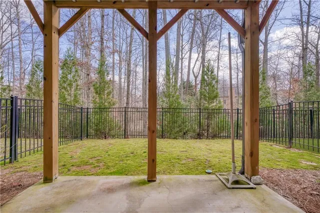 a view of outdoor space with backyard