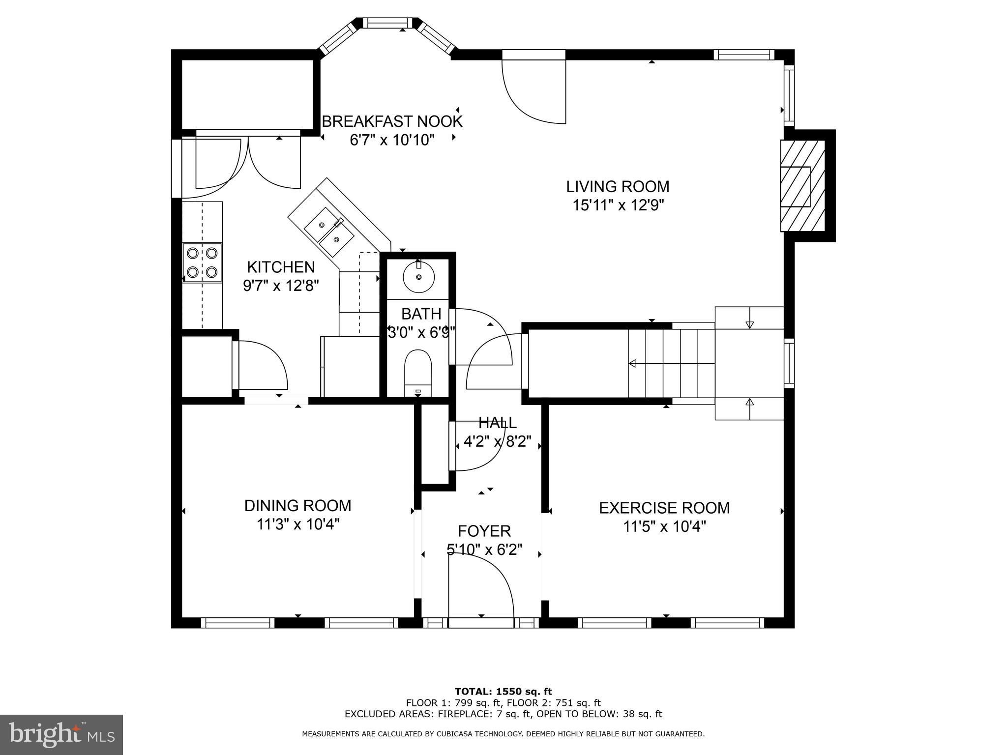 5423 South Branch Road Fredericksburg, VA 22407 - Photo 24 of 25 Main level floor plan