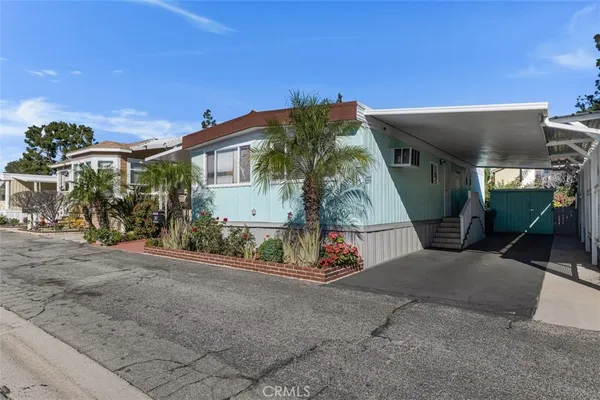 a view of a house with a garage