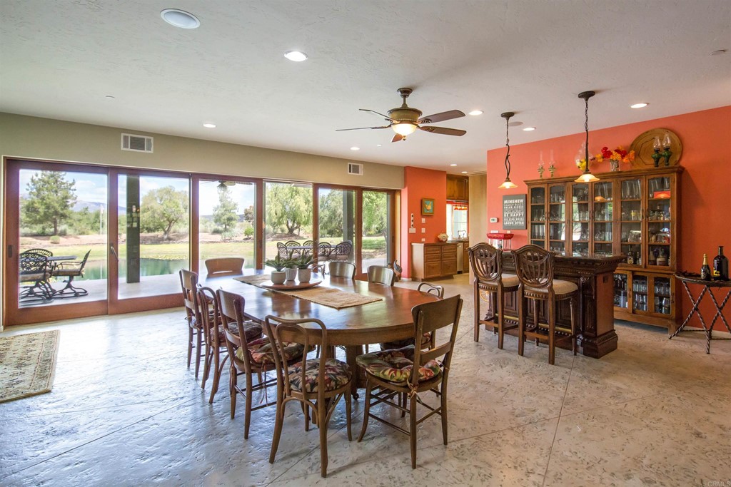 1793 Rocrest Road Alpine, CA 91901 - Photo 38 of 63 a view of a dining room with furniture window and outside view