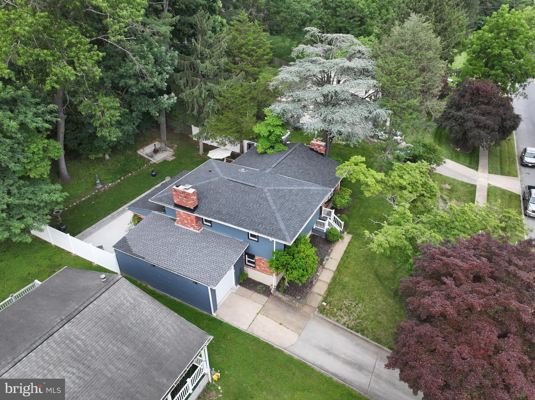 238 East Timonium Road Lutherville-Timonium, MD 21093 - Photo 8 of 40 an aerial view of a house with a yard