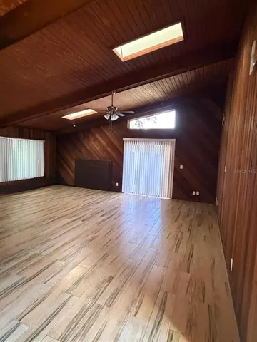 wooden floor in an empty room with wooden floor