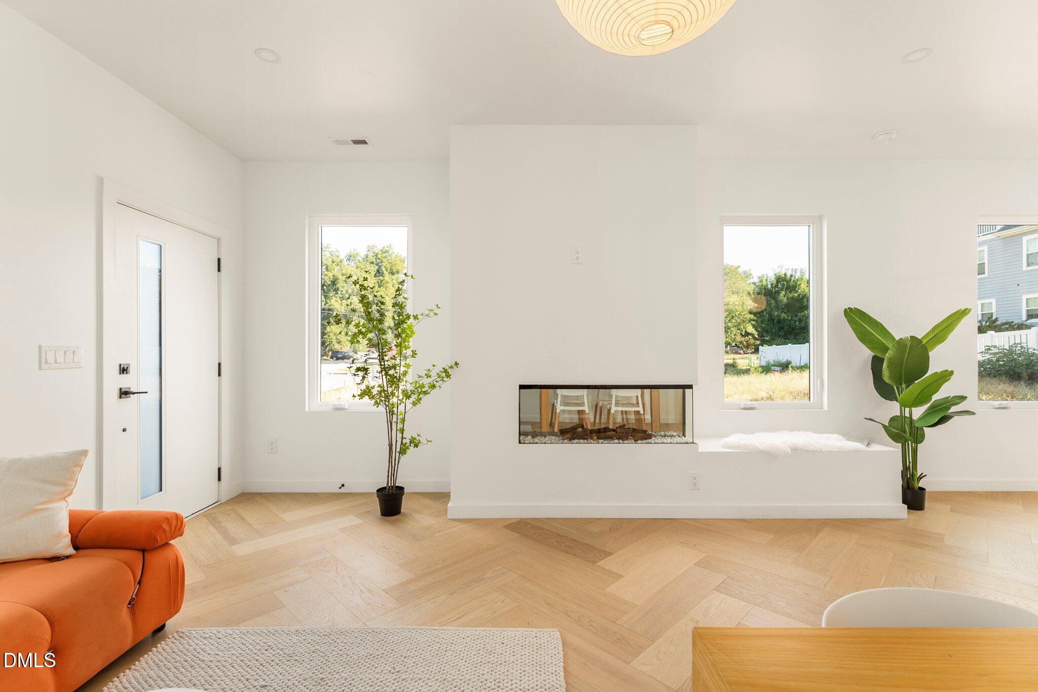 409 Alston Street, Unit 101 Raleigh, NC 27601 - Photo 8 of 39 Modern gas fire place