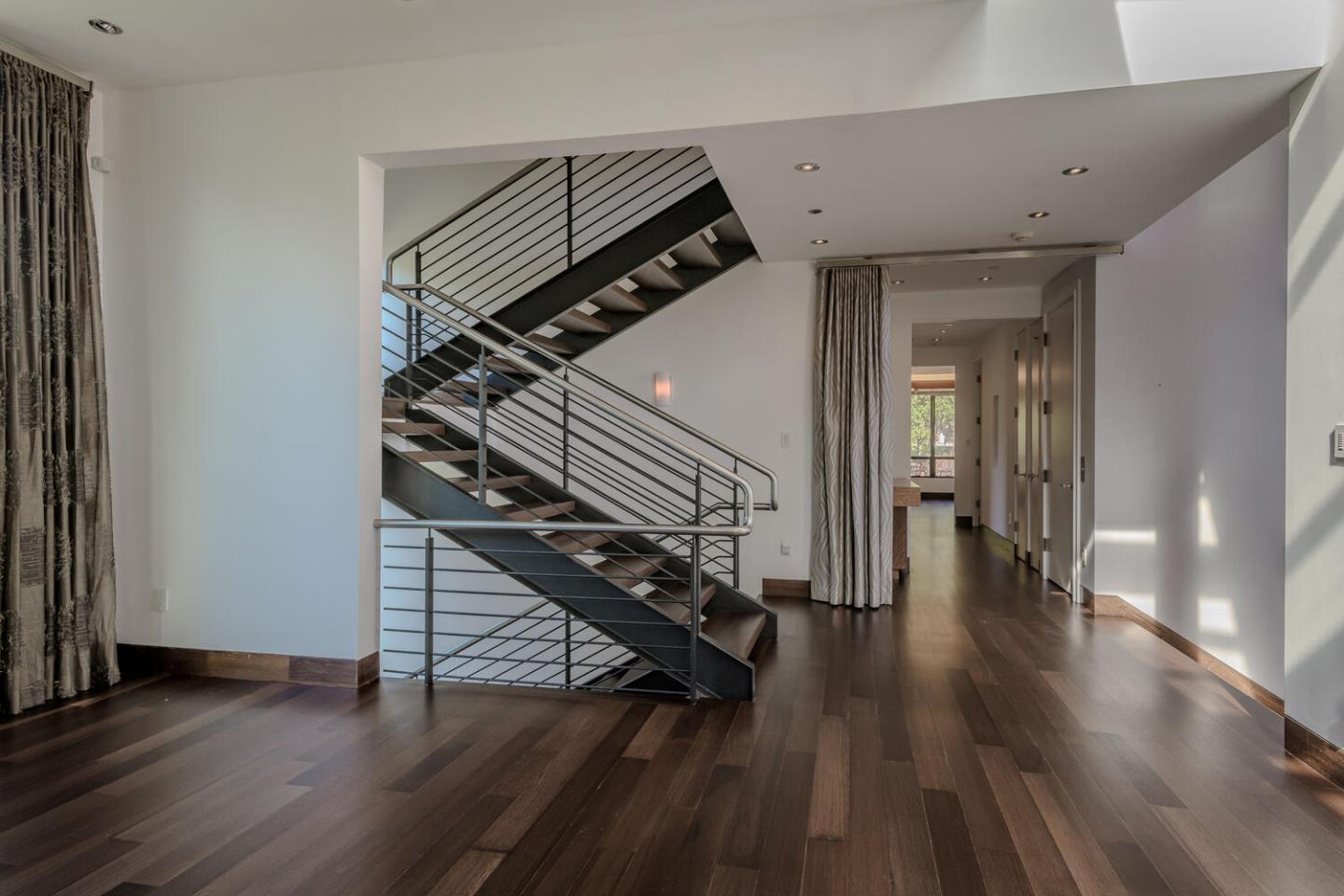 2510 Skyfarm Drive Hillsborough, CA 94010 - Photo 31 of 66 a view of entryway and hall with wooden floor