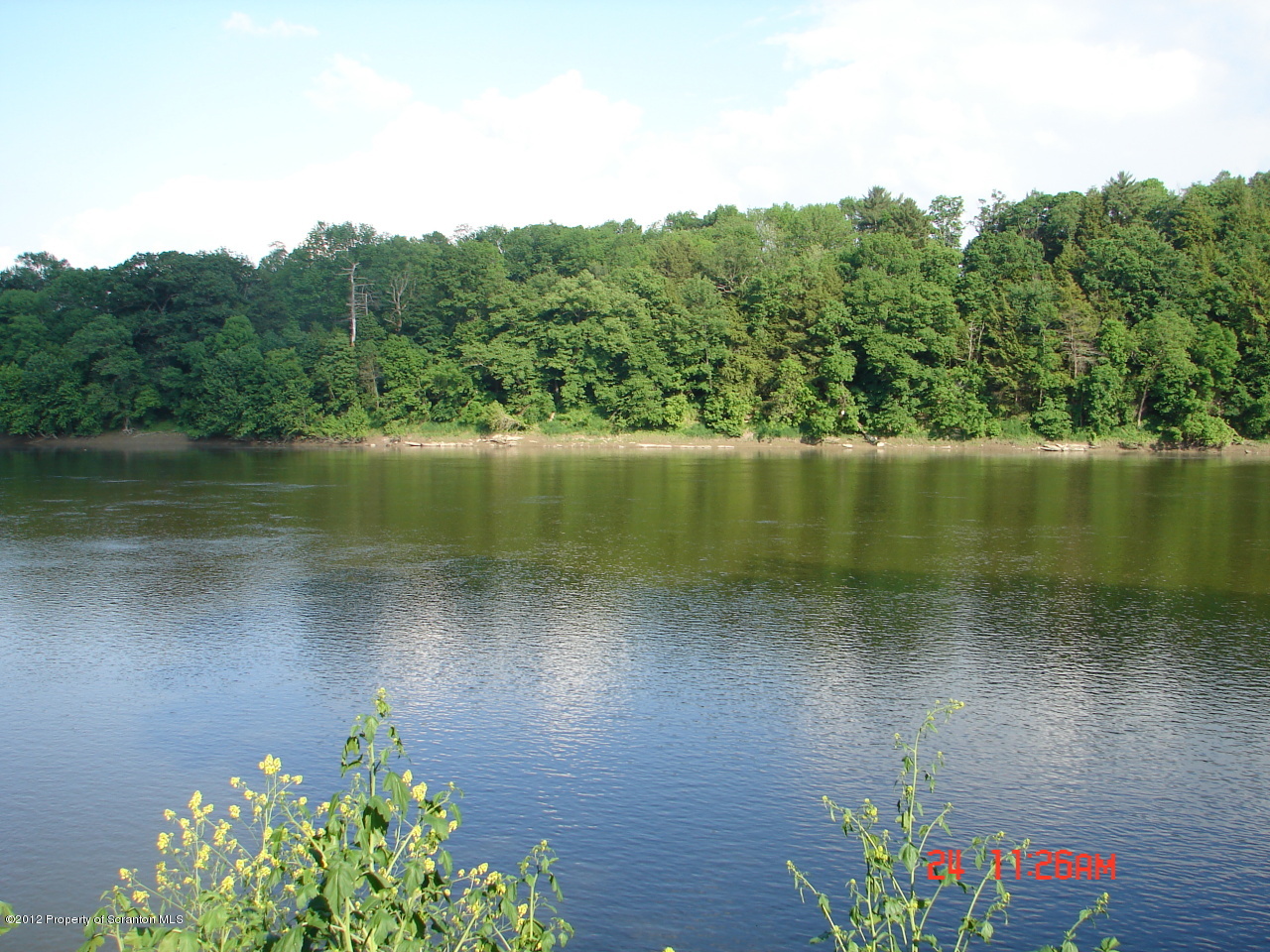 Lott Road Meshoppen, PA 18630 - Photo 8 of 25 a view of a lake with a mountain in the background