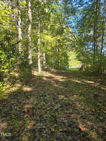 a view of a yard with an outdoor space