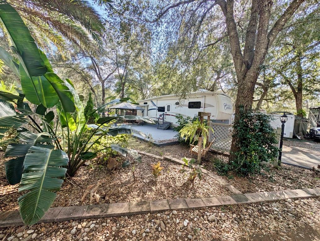 14131 Northeast 253rd Ave Road Salt Springs, FL 32134 - Photo 20 of 26 a view of a backyard with sitting area