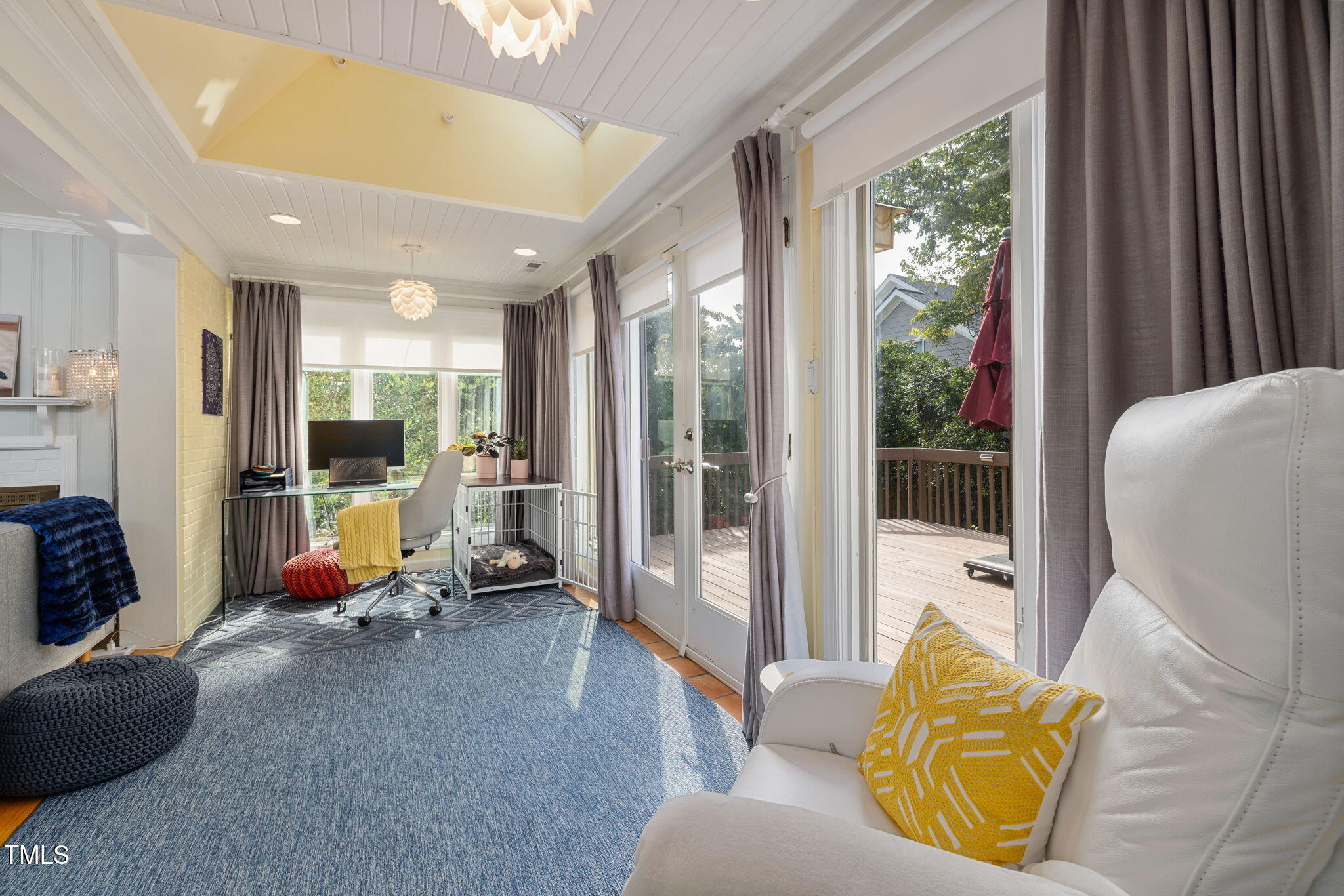 3409 Lewis Farm Road Raleigh, NC 27607 - Photo 18 of 31 a living room with furniture and a large window
