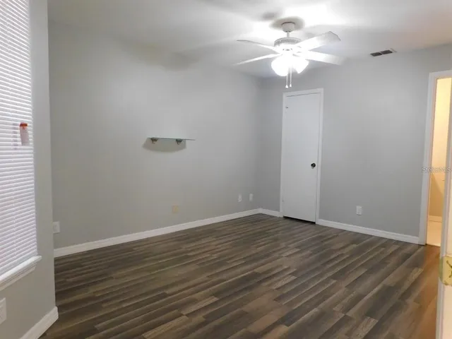 wooden floor in an empty room
