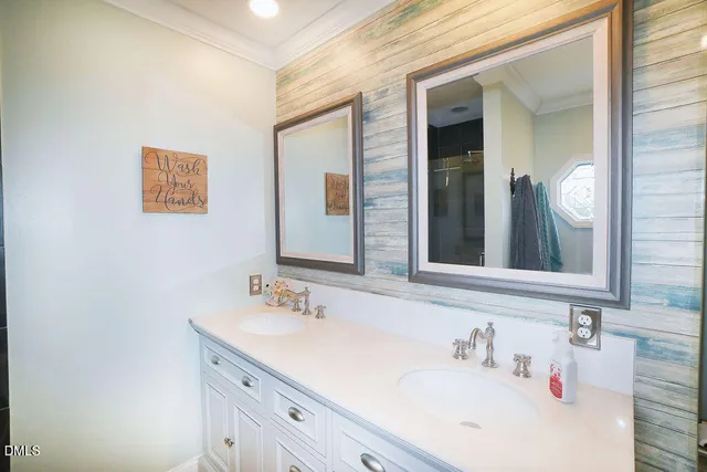 a view of street sign under an umbrella