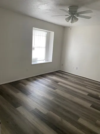 a room with a washer and dryer