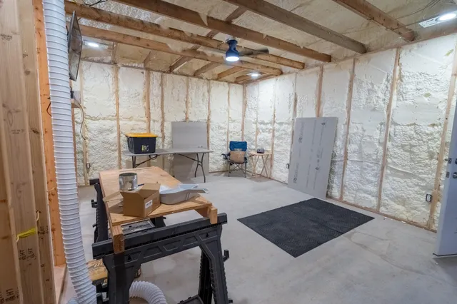 a view of kitchen with furniture