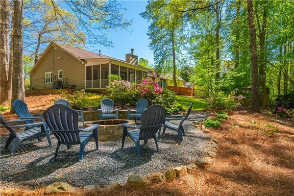 a view of a sink with a yard
