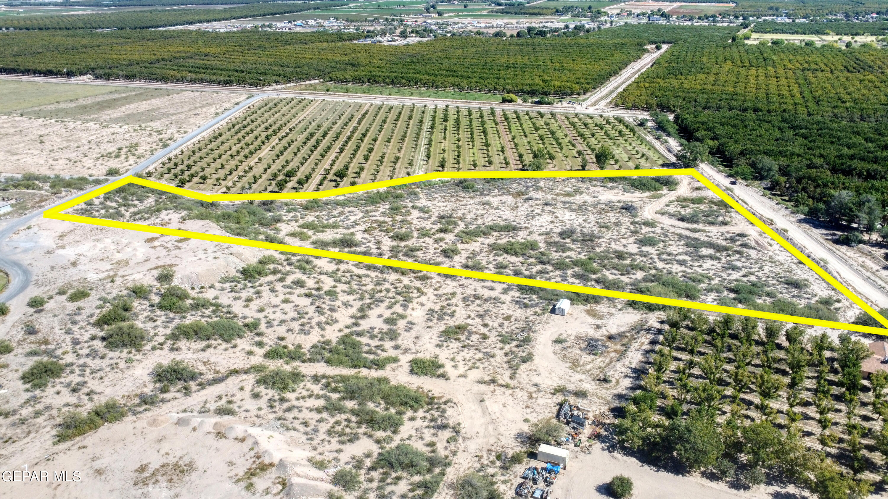230 Sandy Creek Road Anthony, NM 88021 - Photo 13 of 20 a view of swimming pool with a garden and seating area