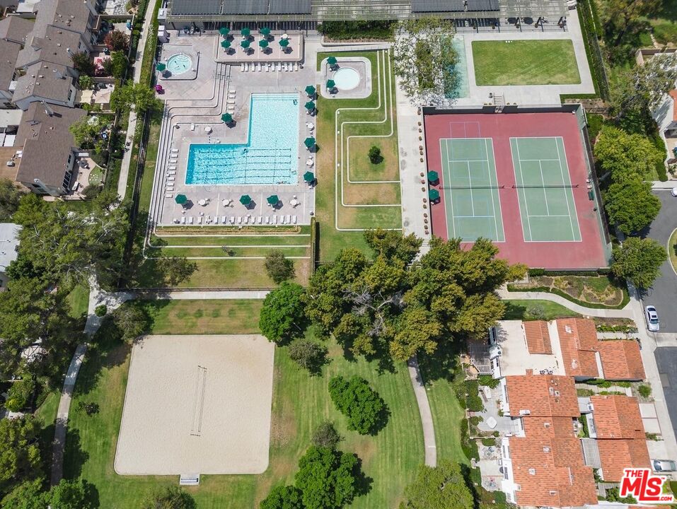 106 Sequoia Tree Lane Irvine, CA 92612 - Photo 25 of 36 an aerial view of a residential apartment building with a yard