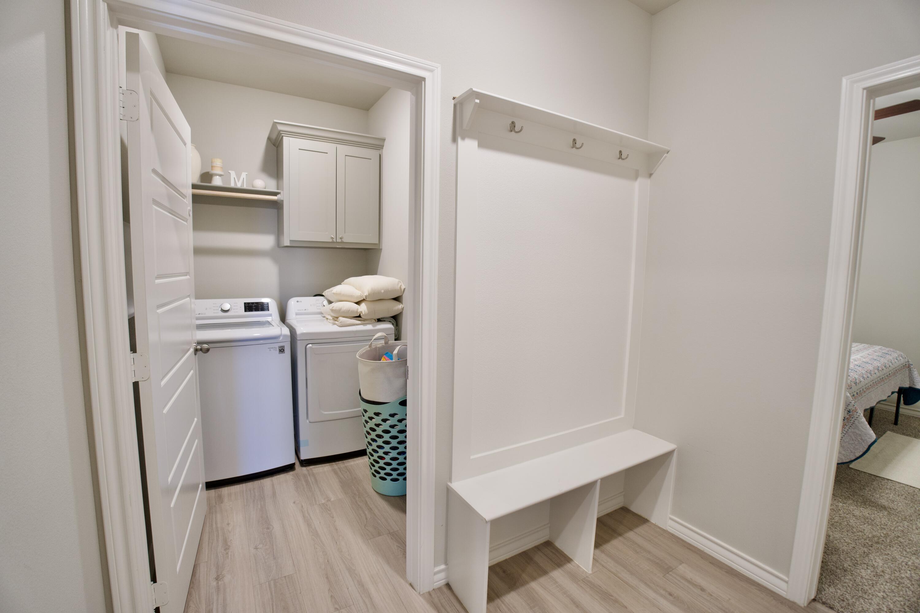 5801 Winfield Avenue Lubbock, TX 79407 - Photo 16 of 20 a room with a washer and dryer
