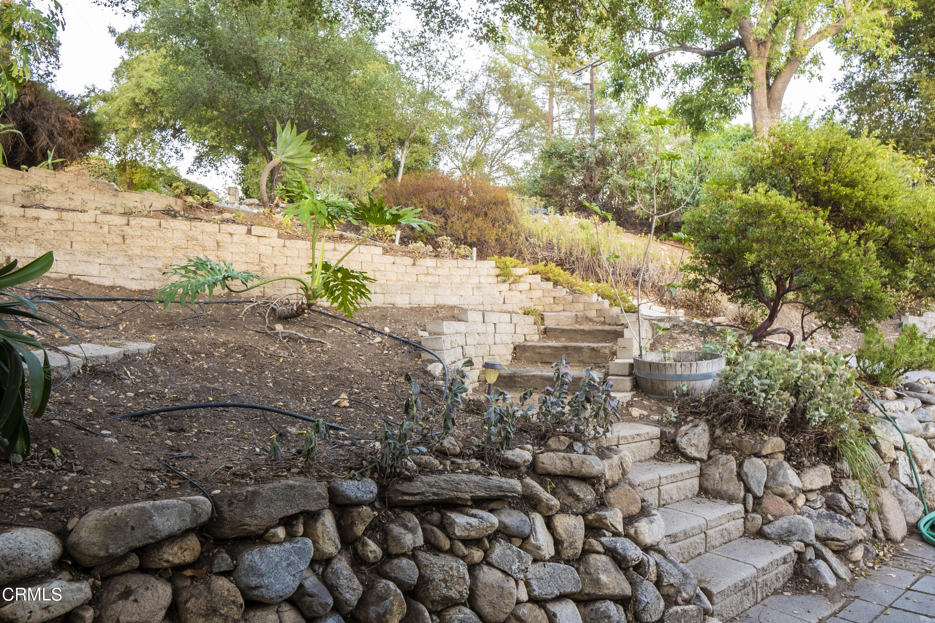 4017 Canyon Dell Drive Altadena, CA 91001 - Photo 23 of 28 a view of a yard with wooden fence