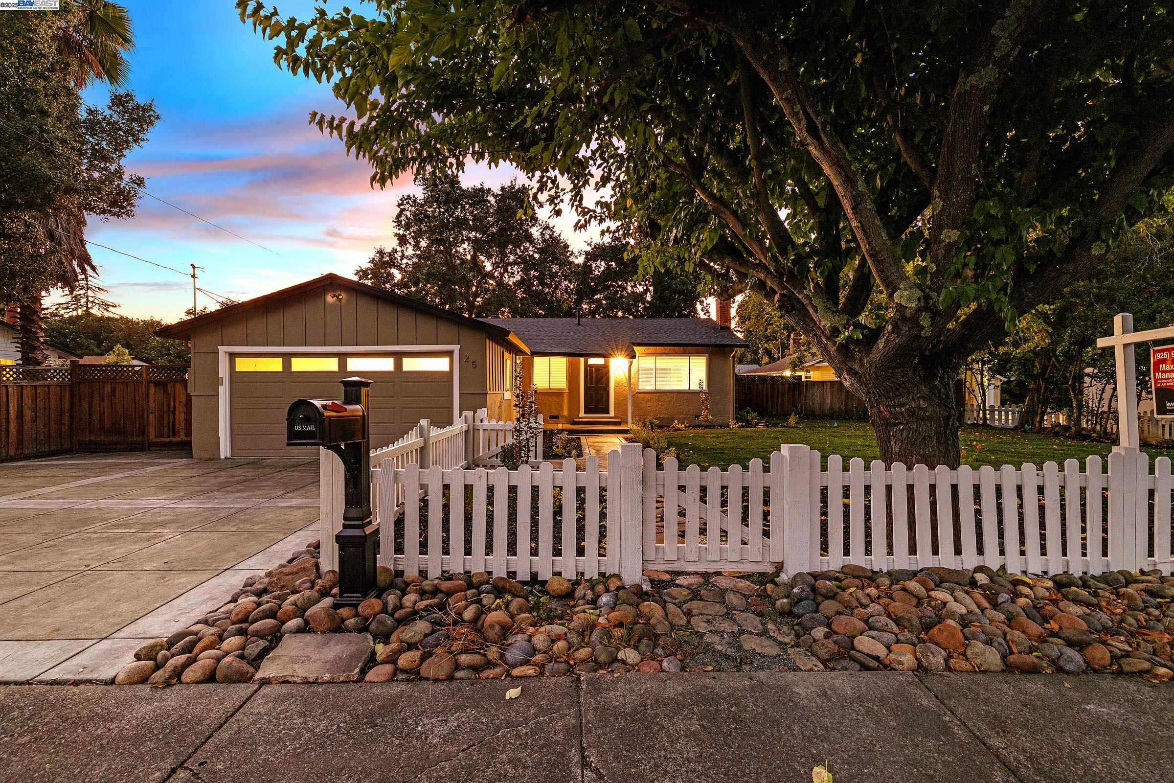 a view of a deck with a fence