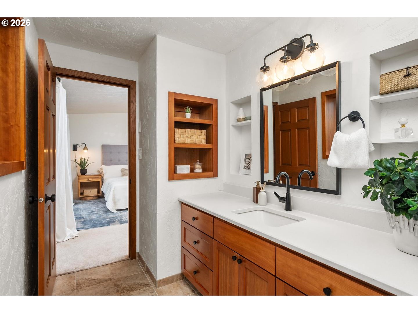 1641 Northwest 31st Avenue Camas, WA 98607 - Photo 22 of 39 a bathroom with a sink and a mirror