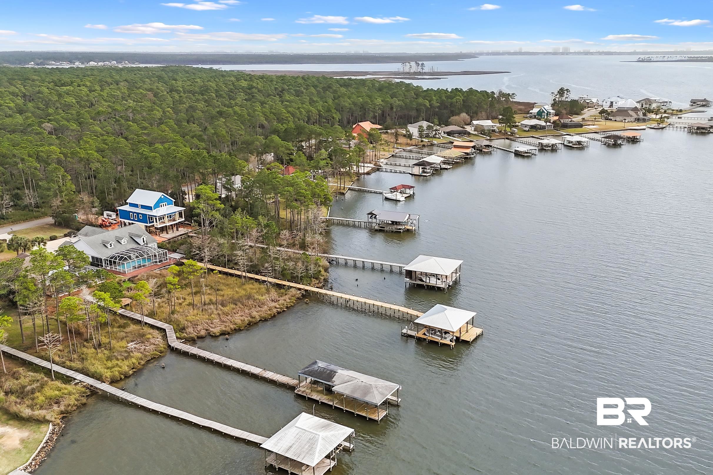 8591 Bay Harbor Road Elberta, AL 36530 - Photo 6 of 56 Bird's eye view of a nearby body of water