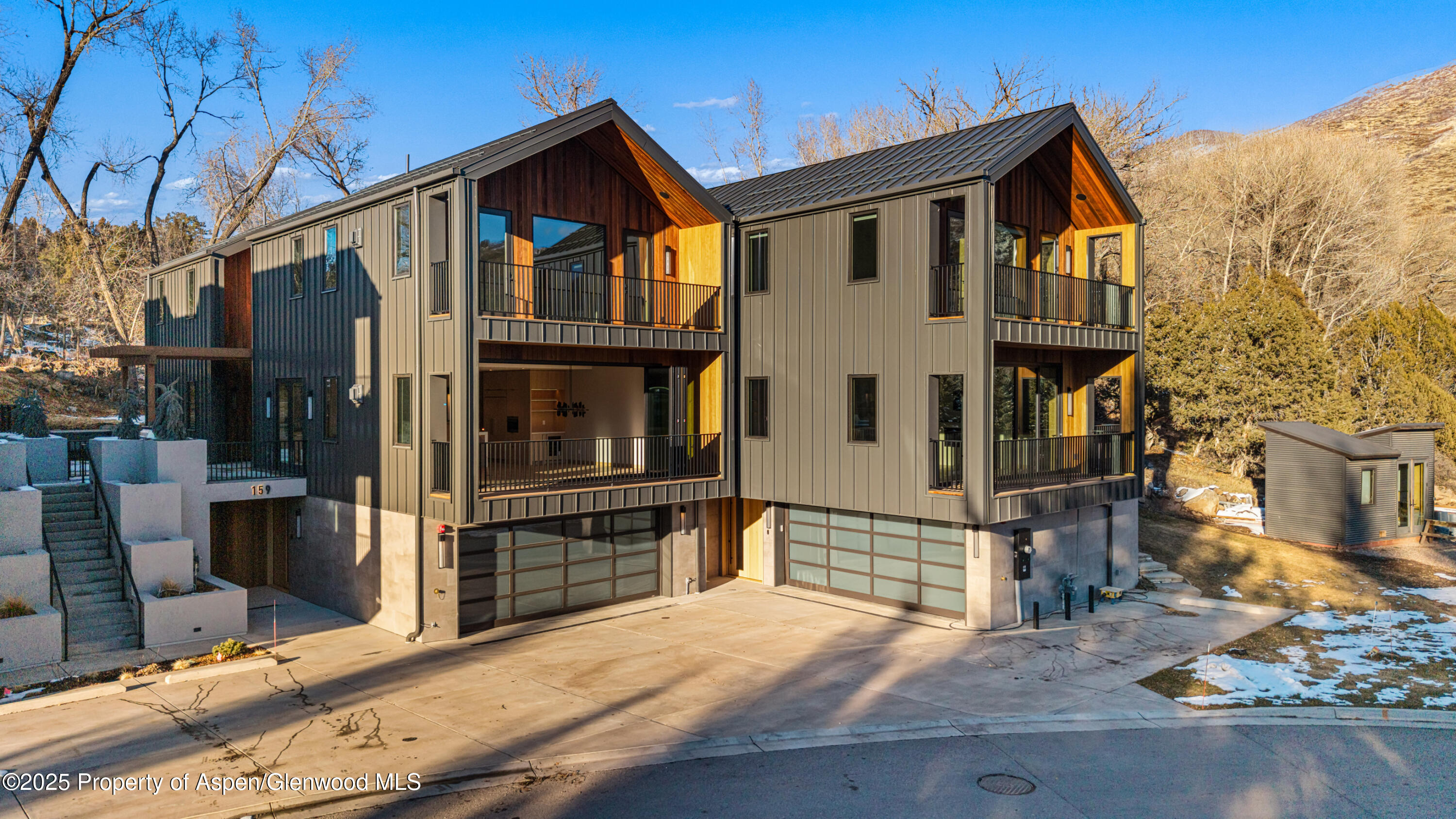 159 Lakeview Drive Basalt, CO 81621 - Photo 86 of 97 a front view of a house with glass windows