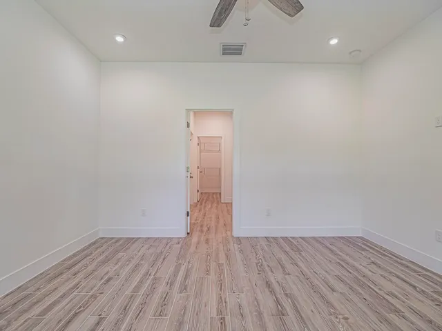wooden floor in an empty room