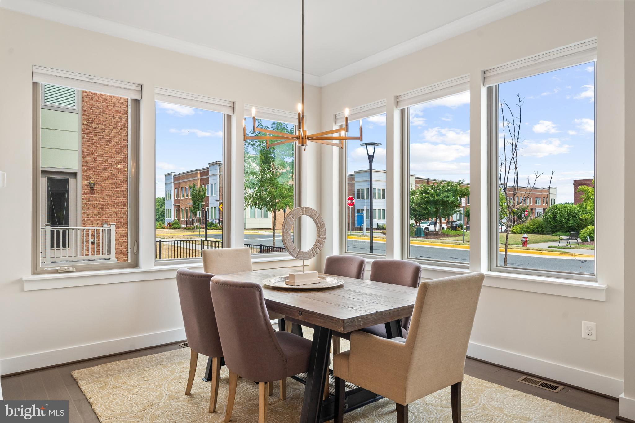 8513 Reformatory Way Lorton, VA 22079 - Photo 2 of 46 Formal dining room with wall of windows