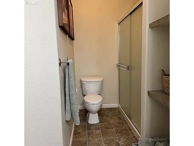 a bathroom with a toilet
