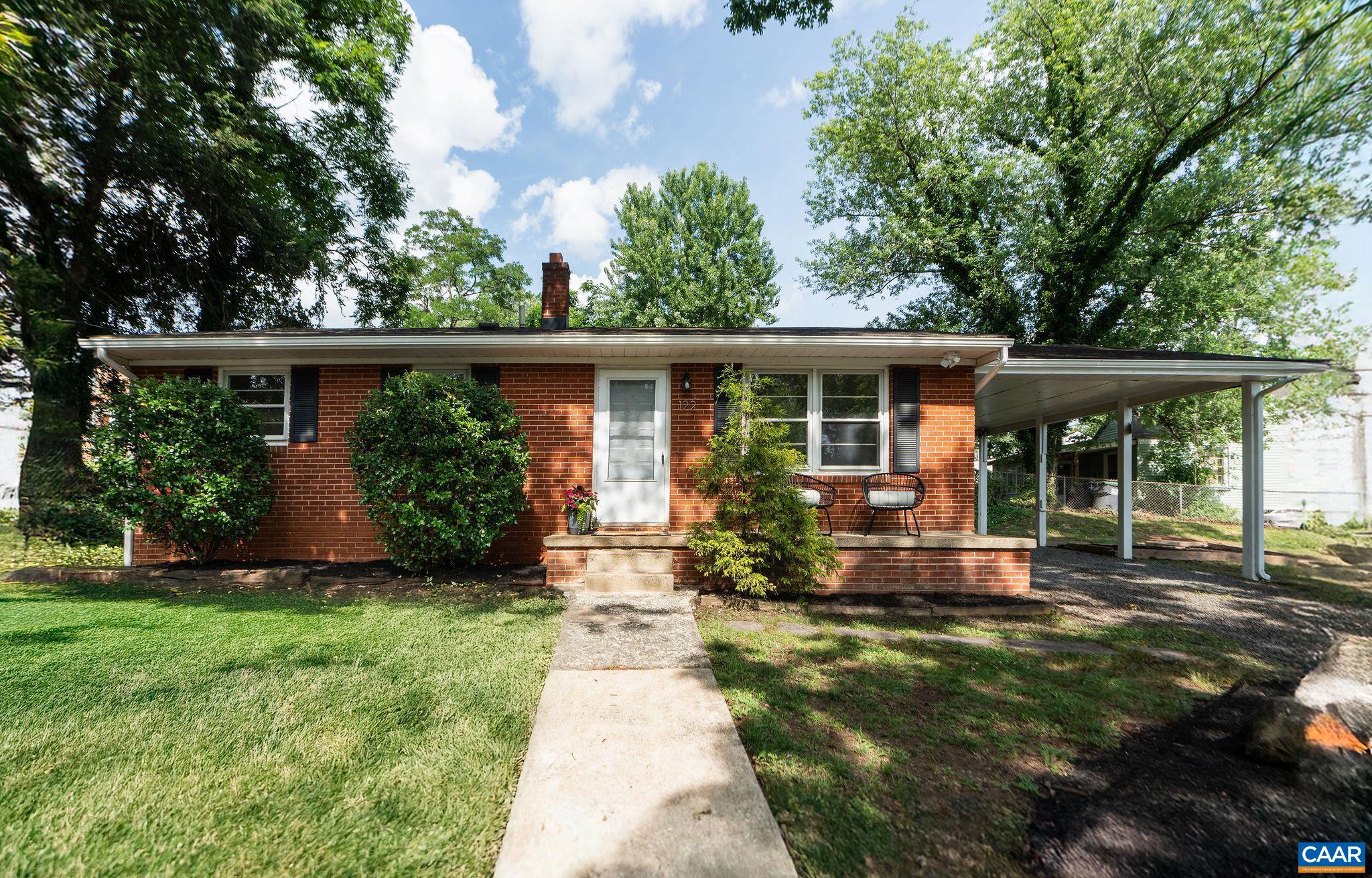 122 Westerly Avenue, Unit WHOLE HOUSE Charlottesville, VA 22903 - Photo 1 of 16 front view of house with a yard