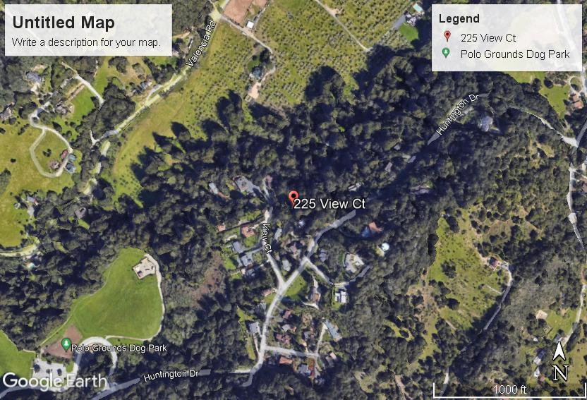 225 View Court Aptos, CA 95003 - Photo 27 of 39 a sign that is sitting in a forest