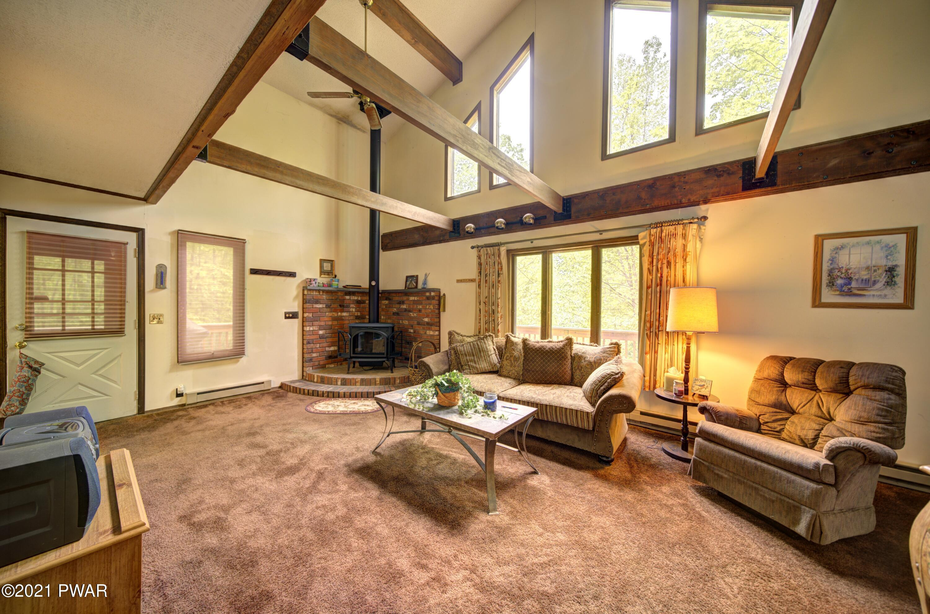 126 Pebble Rock Road Lackawaxen, PA 18435 - Photo 7 of 35 Living Room