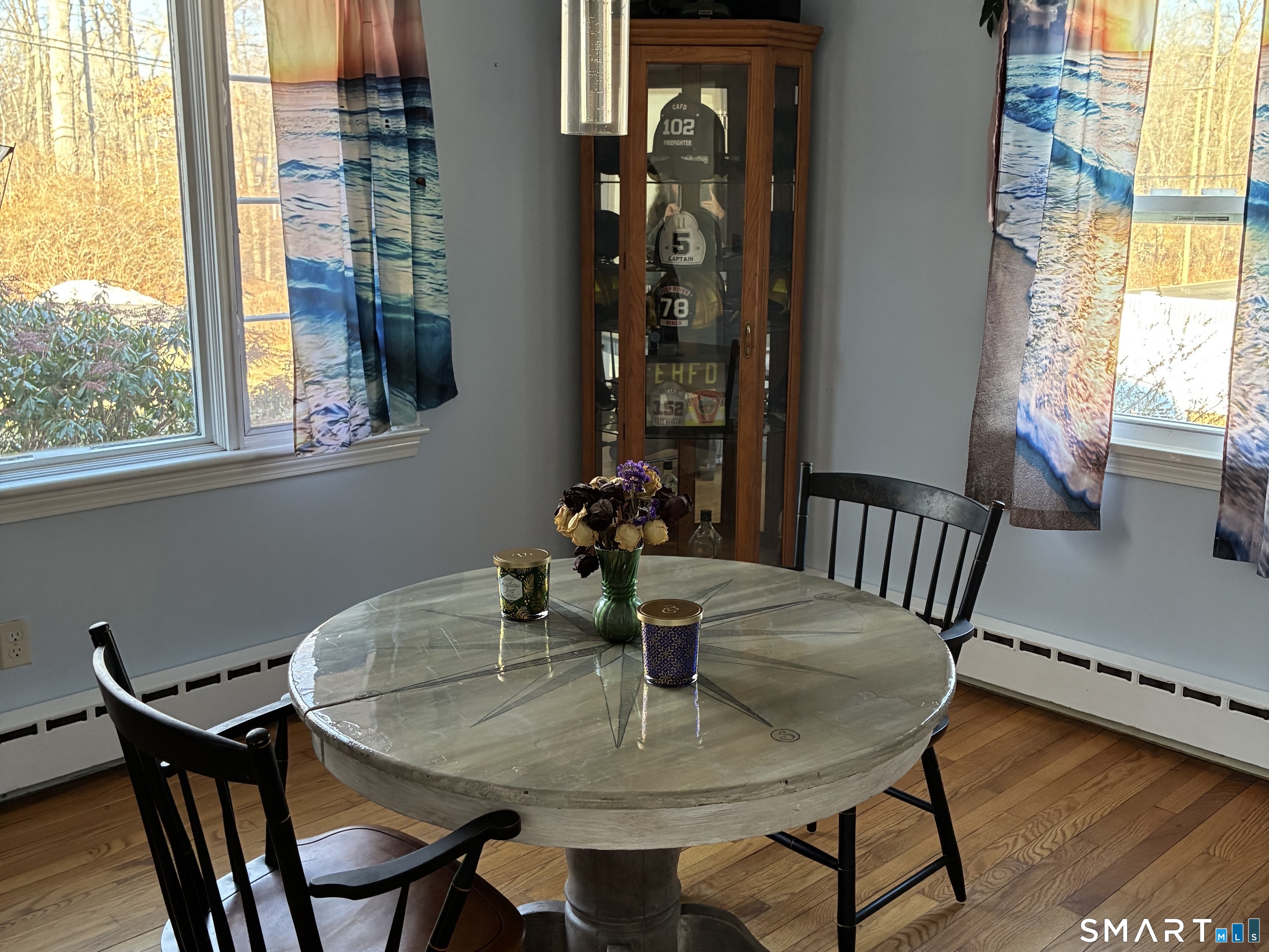 52 Alger Road East Haddam, CT 06423 - Photo 11 of 34 a view of a dining room with furniture and window