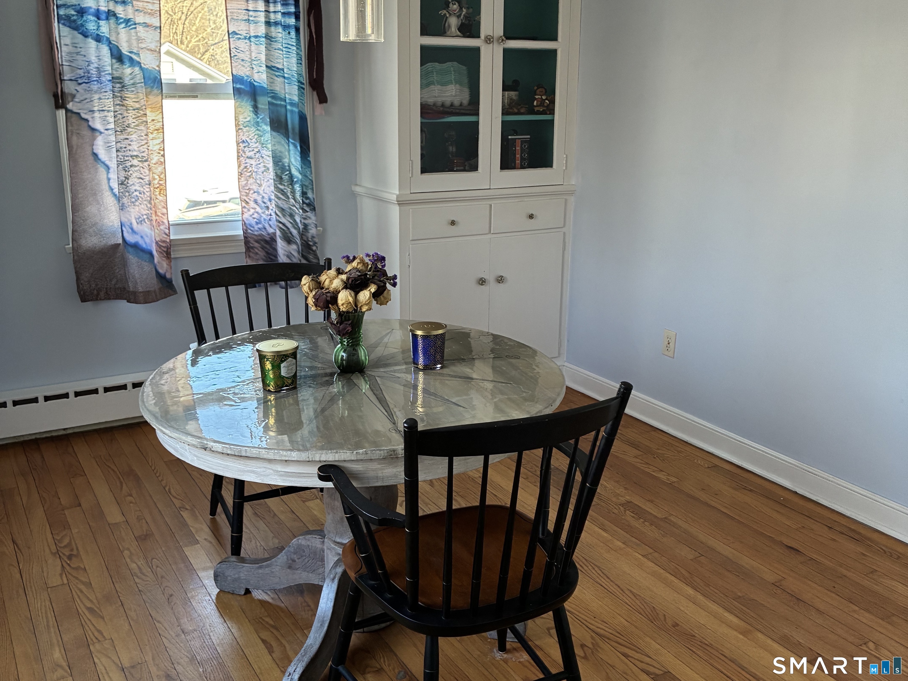 52 Alger Road East Haddam, CT 06423 - Photo 10 of 34 a view of a dining room with furniture and window