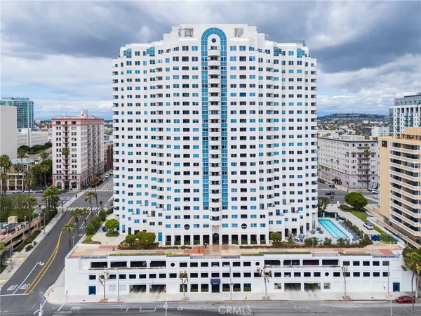 a front view of a building