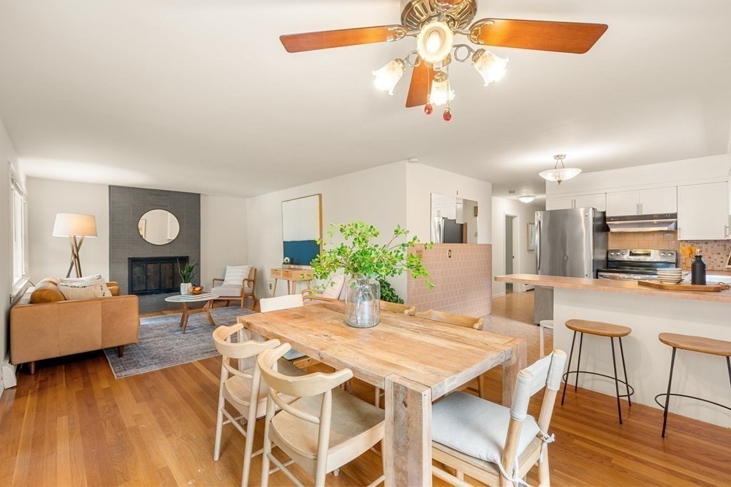 3 Wilson Street Worcester, MA 01604 - Photo 15 of 42 a view of a dining room with furniture and wooden floor