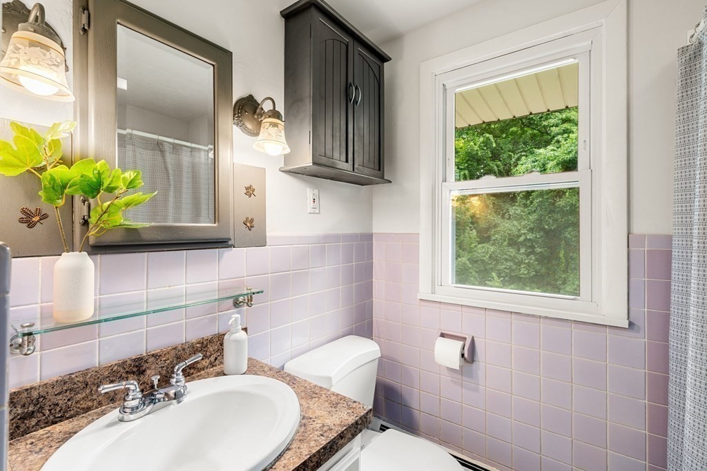 3 Wilson Street Worcester, MA 01604 - Photo 24 of 42 a bathroom with a sink a toilet and mirror