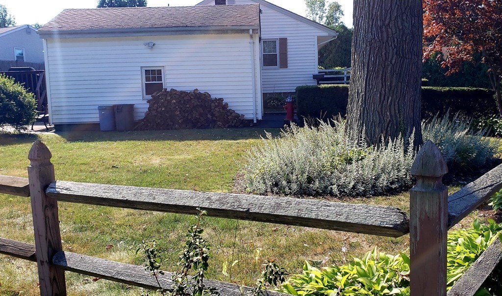 792 Ash Street Brockton, MA 02301 - Photo 2 of 42 a view of a backyard with plants and large tree